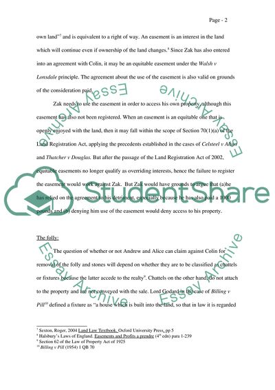 Applying the Land Law