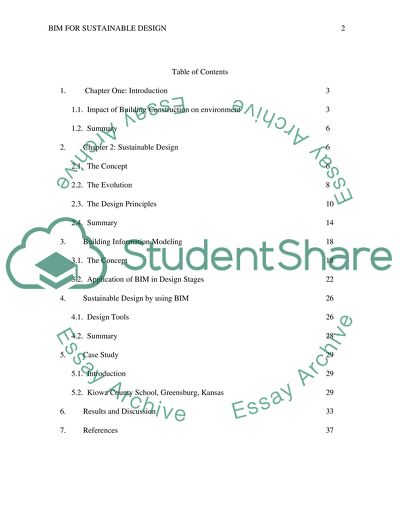 Building Information Modeling for Sustainable Design