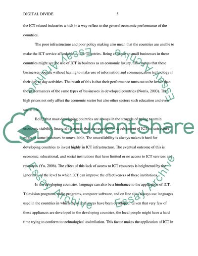 Bridging the Gap in the Global Digital Divide