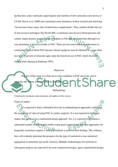 The Impact of the Utilization of PAC