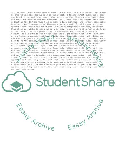 Business Letter and Literature Summary