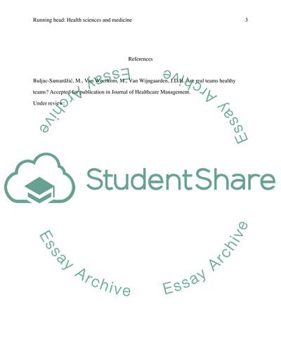 Are Real Teams Healthy Teams