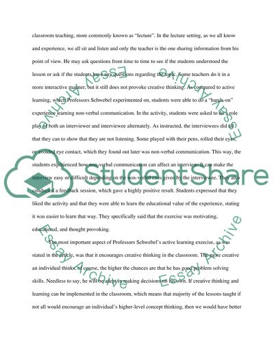 Teaching Nonverbal Communication