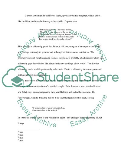 Shakespeares Romeo and Juliet Master Book Report/Review