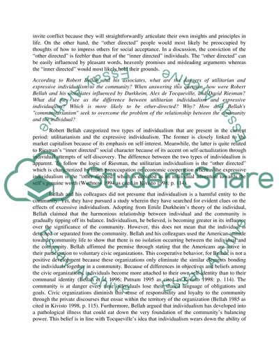 Riesman, how does the rise of bureaucratic