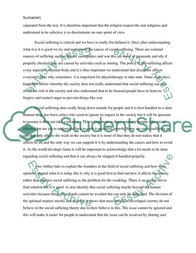 Social suffering, edited by Arthur kleiman et al. Berkeley: university of California press