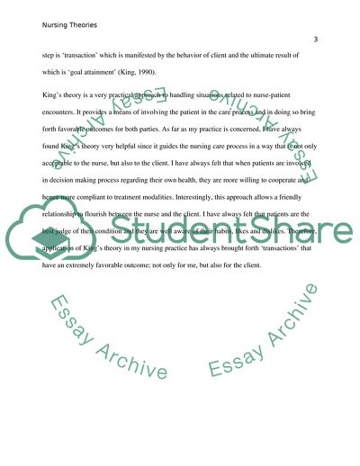 Contribution of Kings Theory to Nursing Research, Practice, Education, and Administration