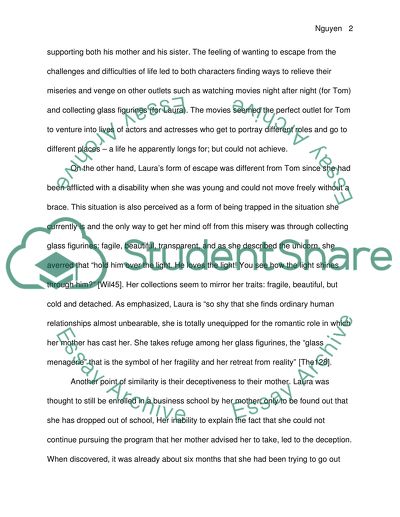 Character Analysis: Glass Menagerie