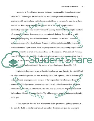 The Truth About Mass Shootings and Gun Controls