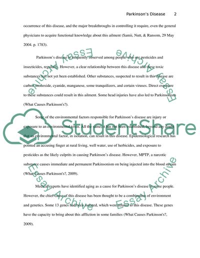 Parkinson Disease as a Side Effect of Medication: Symptoms of Parkinsonism