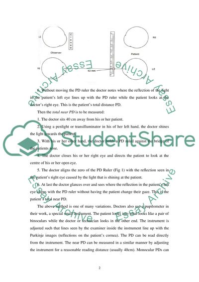 Descriptions of methods used to measure
