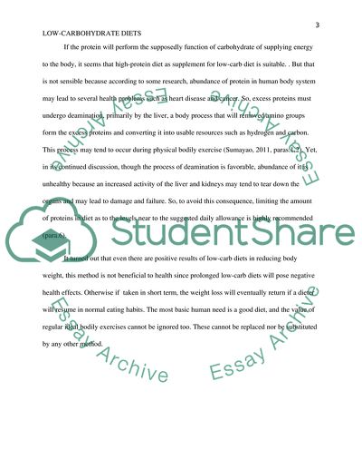 Low-Carbohydrate Diets
