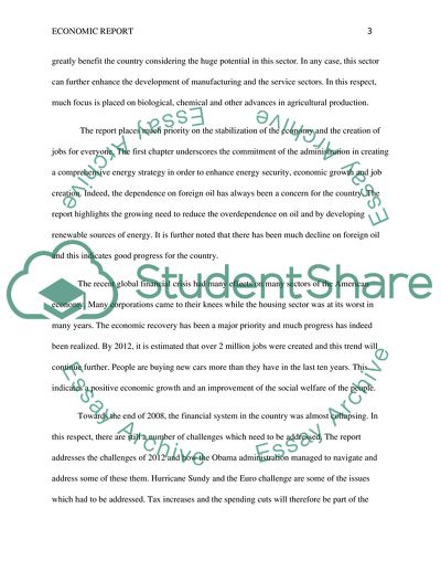 Economic Report of the President 2013