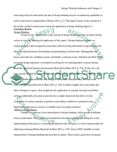 Design Thinking Influences and Critiques