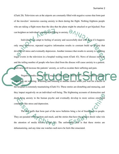 Impact of Negative Stories on Emotional Health