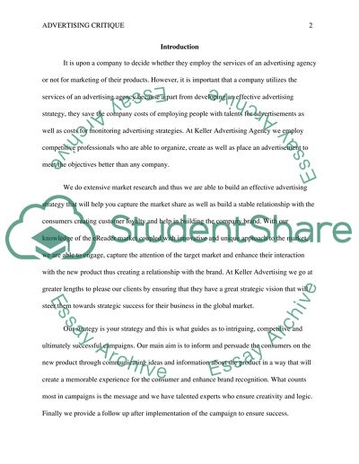 Why Should a Firm Cooperate with an Advertising Agency