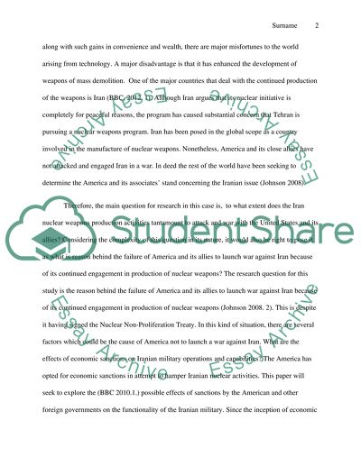 Functionality of the Iranian Military