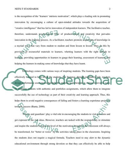 National Educational Technology Standars for Teacher(NEST-T) - Research Paper