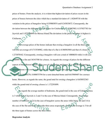 Quantitative Methods Database