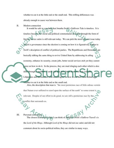 Swifts Gullivers Travels