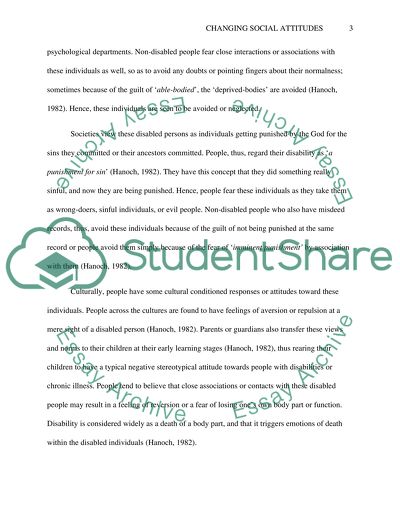 Changing Social Attitudes