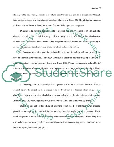 Introducing medical anthropology, 2ND Edition(Merrill Singer & Hans Baer) Chapters 3&4 Only