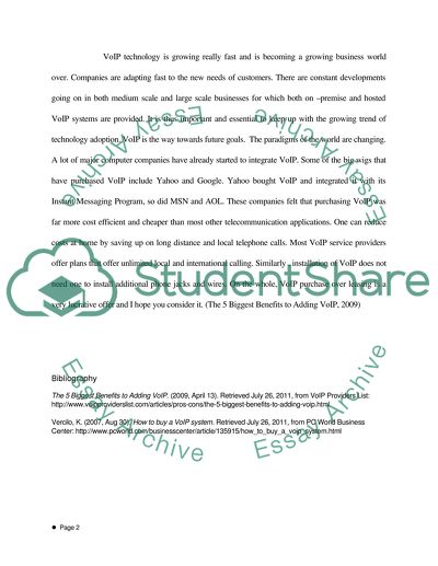 Feasibility Analysis Case Study