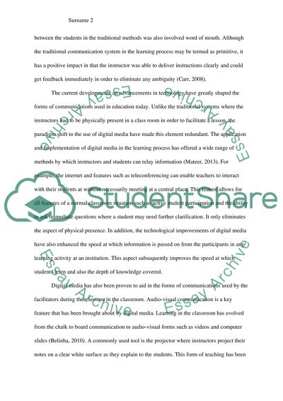 Digital Media Platforms and Education