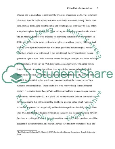 Critical Introduction to Law