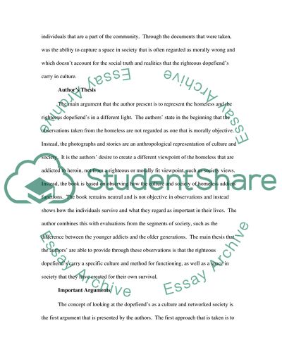 Righteous Dopefiend Book Critique