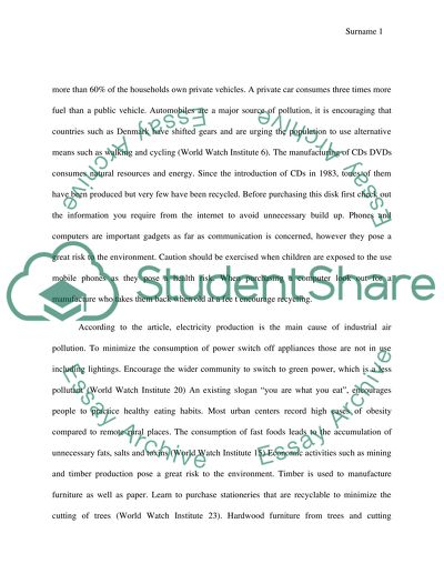 The oncept of a Conscious Purchase in the Store