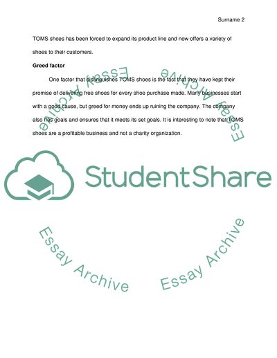 Marketing Strategy for Toms Shoes