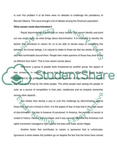 The Fight against Racism