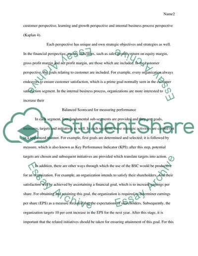 Balanced Scorecards Key Features - Southwest Airlines