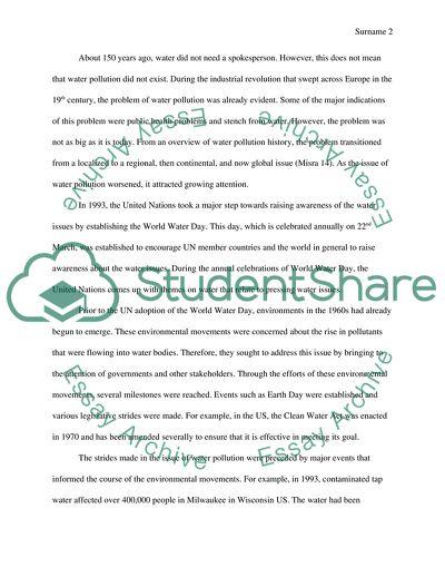 How Dirty Water and Pollution Affects People