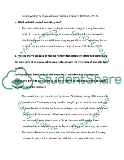 Introduction to Art-Questions