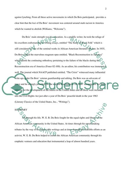 International Paper: W. E. B. Du Bois
