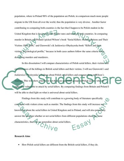 Examining British and Polish Serial Killers: What Ties Bind