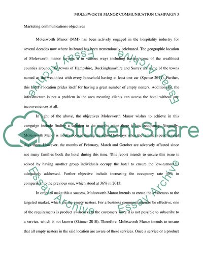 Molesworth Manor Communication Campaign