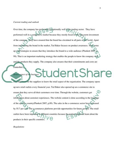 Ted Baker Financial Communications