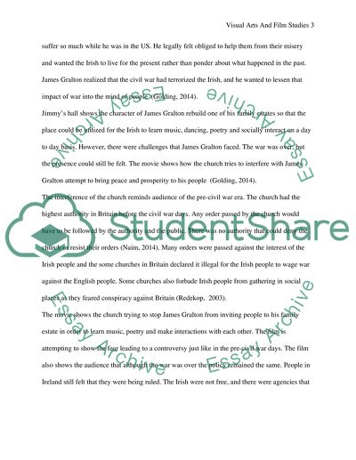 Civil War Theme in Irish Cinema