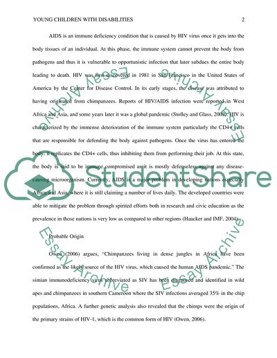 Reports of HIV/AIDS Infection