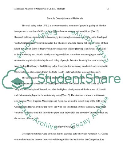 Analysis of Obesity as a Clinical Problem