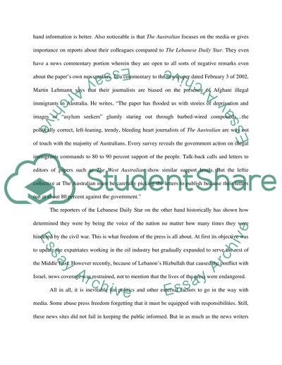 What Makes the News: An Insider on Australia and Lebanon