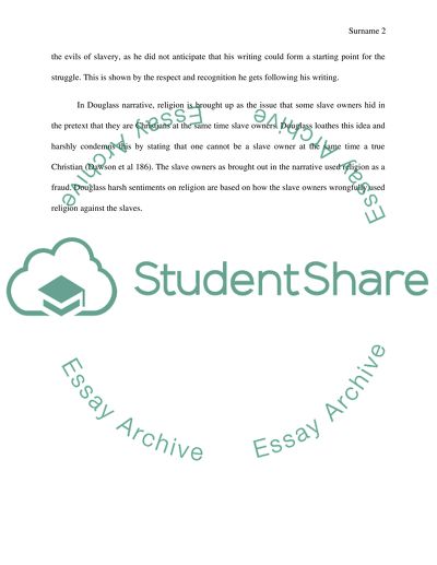 Douglass, Frederick, 1817-1895. Narrative of the Life of Frederick Douglass, an American Slave
