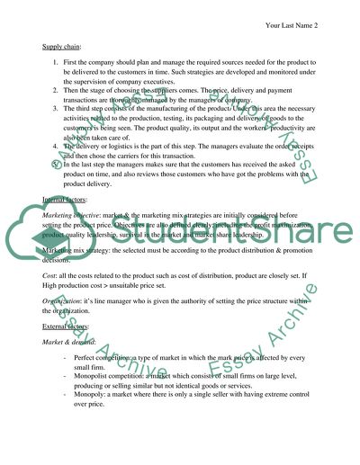 Marketing plan D: Pricing and Distribution Strategy