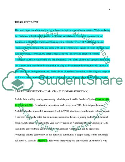 Andalusia - Land of Mediterranean Fusion Cuisine