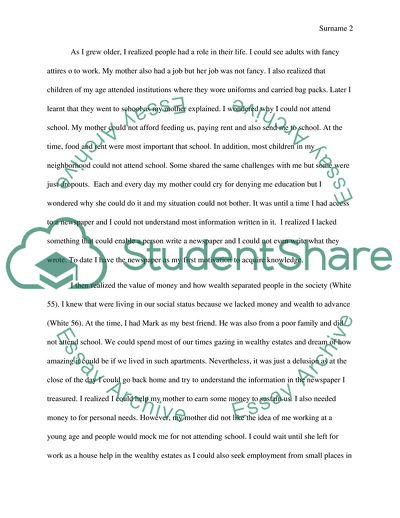 Authors Personal Story