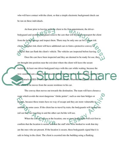 Providing Security for a Client