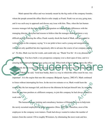 Cross-cultural Scenario